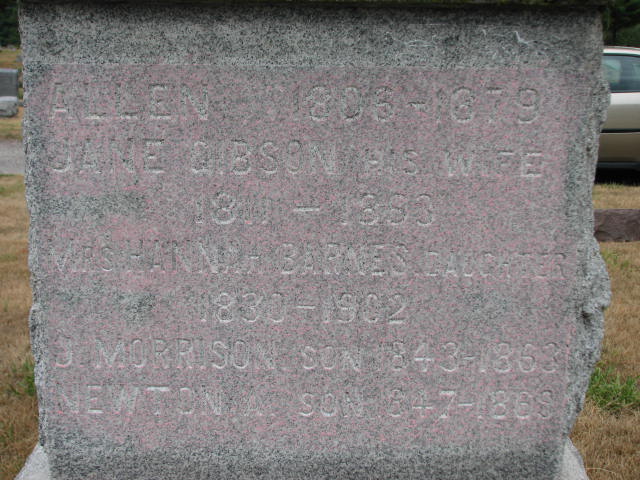 Wilson headstone