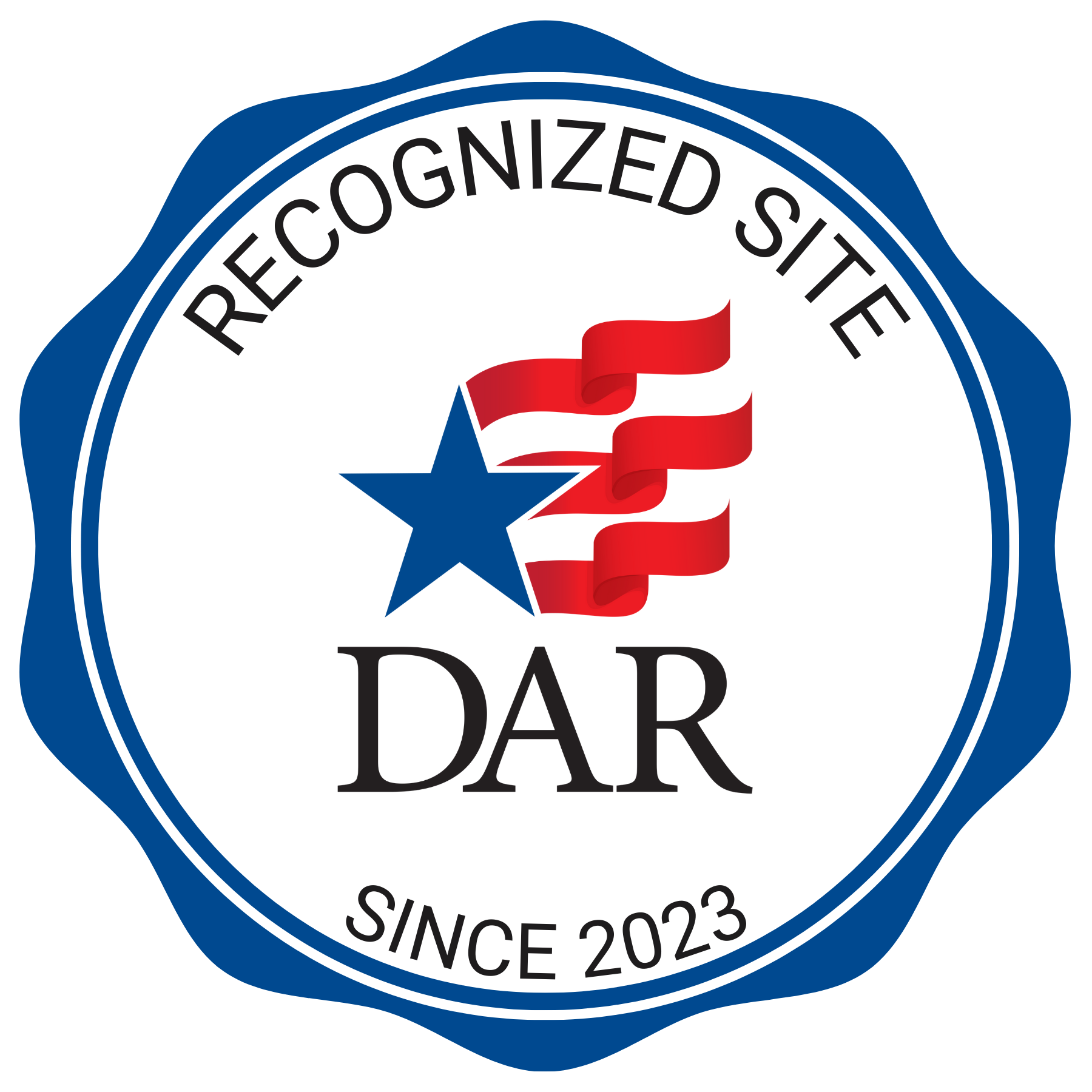 Recognized DAR site - 2023