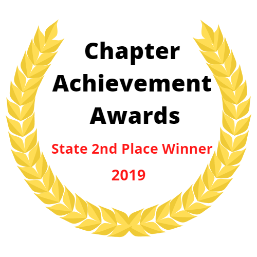 chapter
        achievement 2nd place, 2019