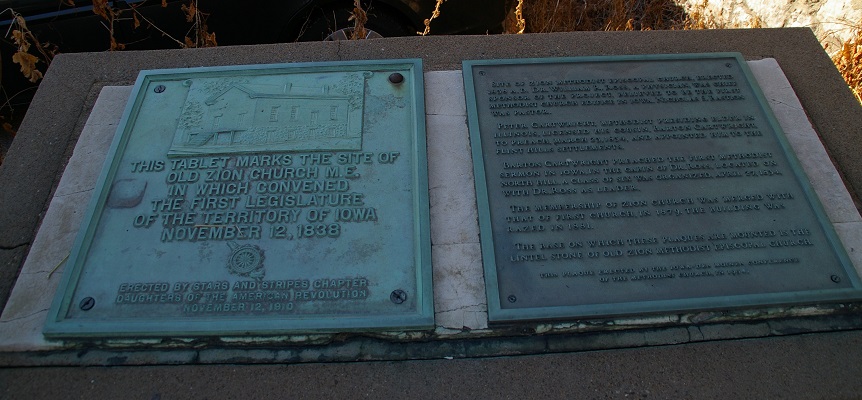 Old Zion Church marker